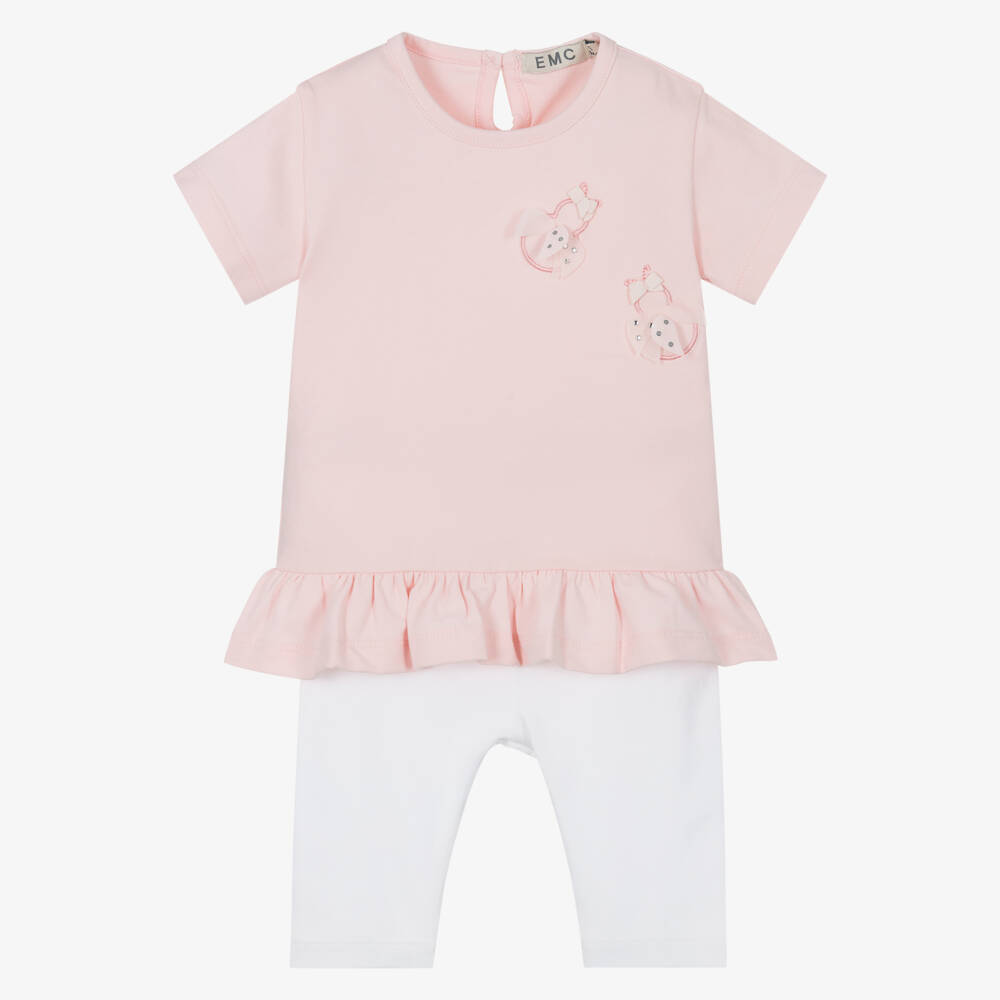 Everything Must Change-Girls Cotton Candy Leggings Ensemble | Childrensalon Outlet