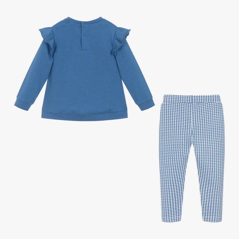 Everything Must Change-Girls Cozy Blue Legging Ensemble | Childrensalon Outlet