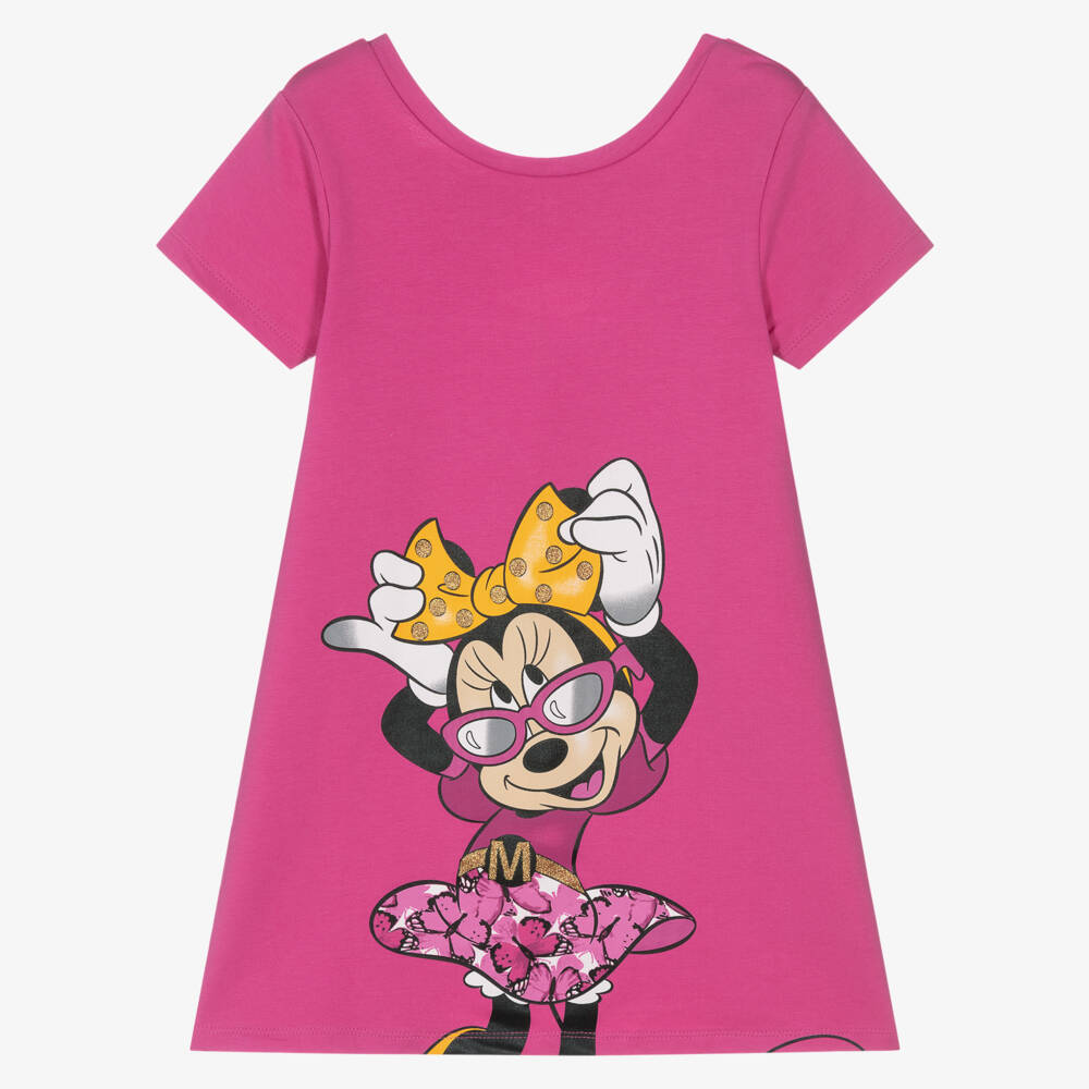 Everything Must Change-Girls Fuchsia Cotton Minnie Dress | Childrensalon Outlet
