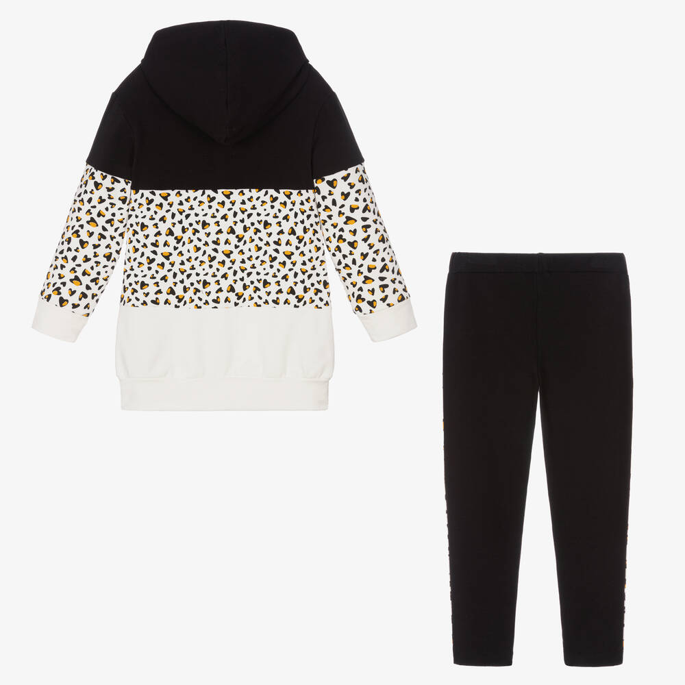 Everything Must Change-Girls Ivory & Black Leggings Set | Childrensalon Outlet