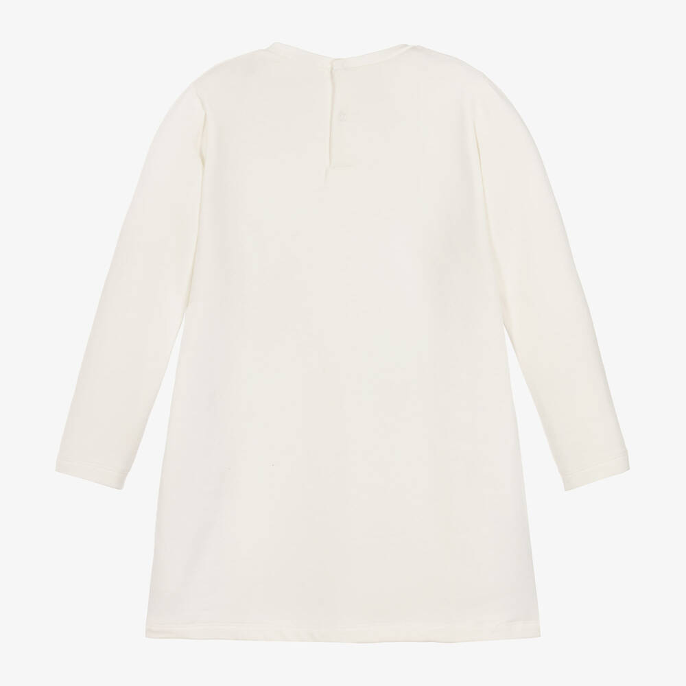 Everything Must Change-Girls Ivory Cotton Disney Dress | Childrensalon Outlet