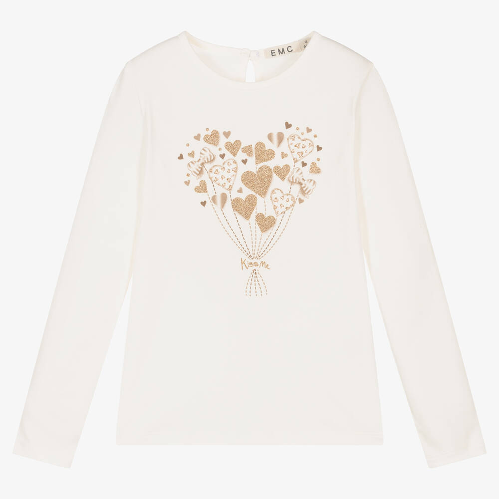 Everything Must Change-Girls Ivory Cotton Top | Childrensalon Outlet