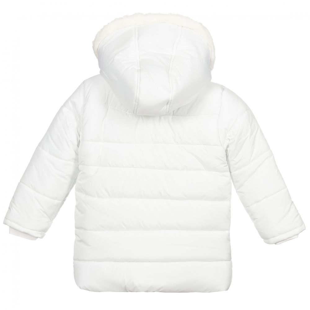 Everything Must Change-Girls Ivory Padded Jacket | Childrensalon Outlet