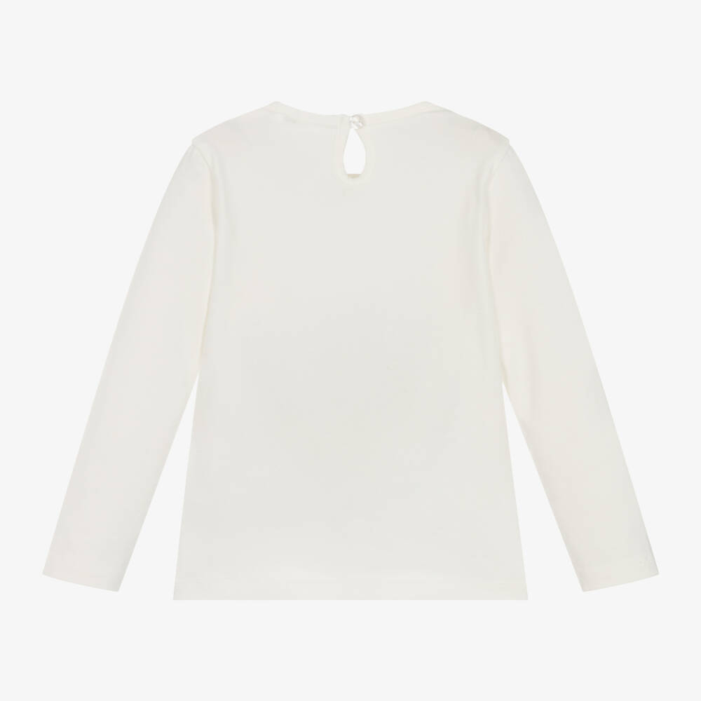 Everything Must Change-Girls Ivory Trainer Design Top | Childrensalon Outlet