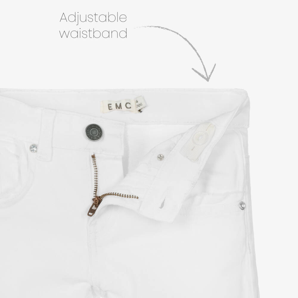 Everything Must Change-Кремовые брюки из твила с широкими штанинами для девочек | Childrensalon Outlet