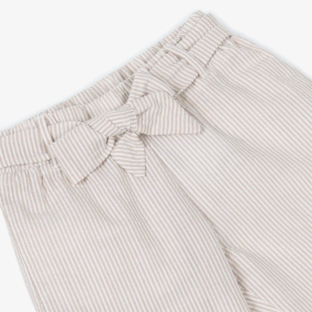 Everything Must Change-بنطلون قطني بيج فاتح للبنات | Childrensalon Outlet