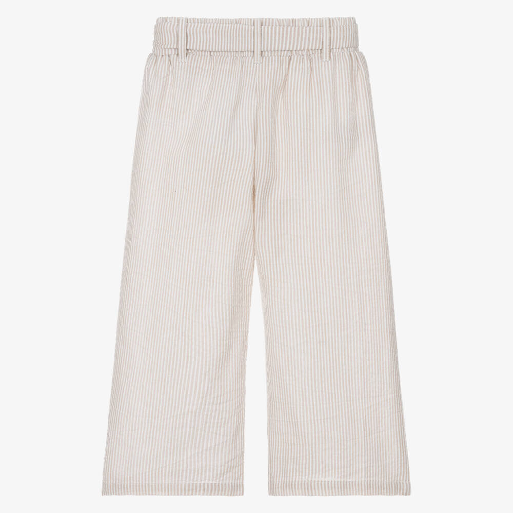 Everything Must Change-بنطلون قطني بيج فاتح للبنات | Childrensalon Outlet