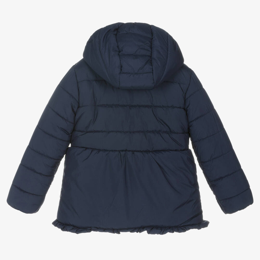 افريثينغ مست تشاينج-Girls Navy Blue Puffer Coat | Childrensalon Outlet
