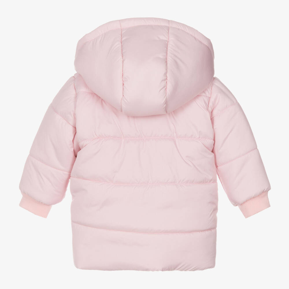 Everything Must Change-Розовая пуховая куртка с капюшоном для девочек | Childrensalon Outlet