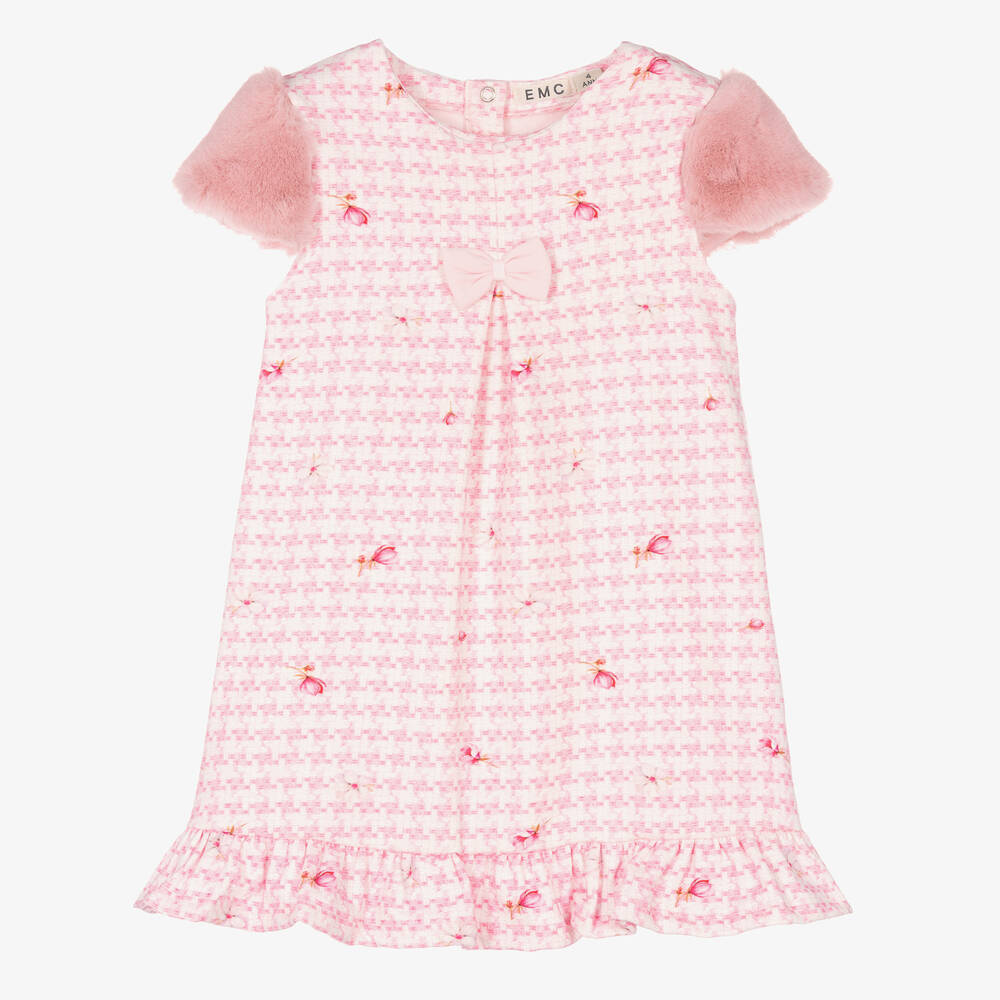 Everything Must Change - Girls Pink Cotton Dress | Childrensalon