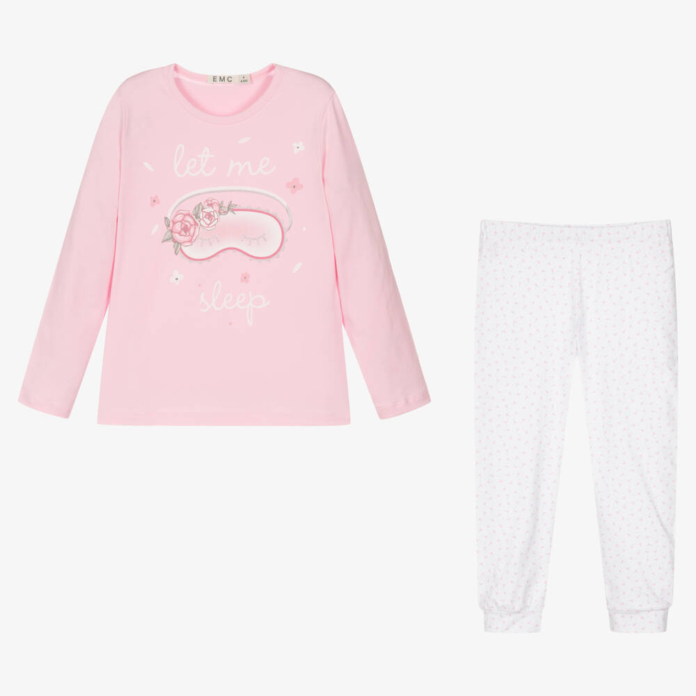 Everything Must Change-Длинная розовая пижама из хлопка | Childrensalon Outlet