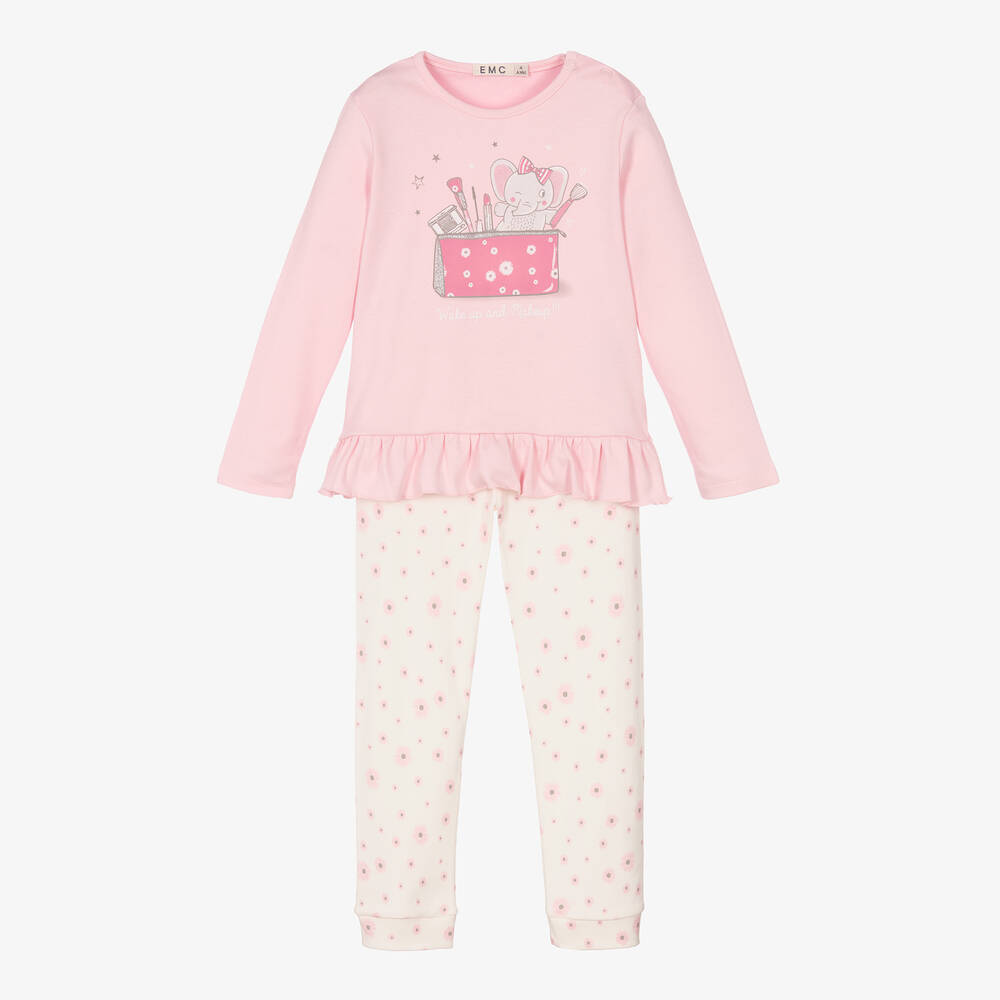 Everything Must Change - Girls Pink Cotton Pyjamas | Childrensalon