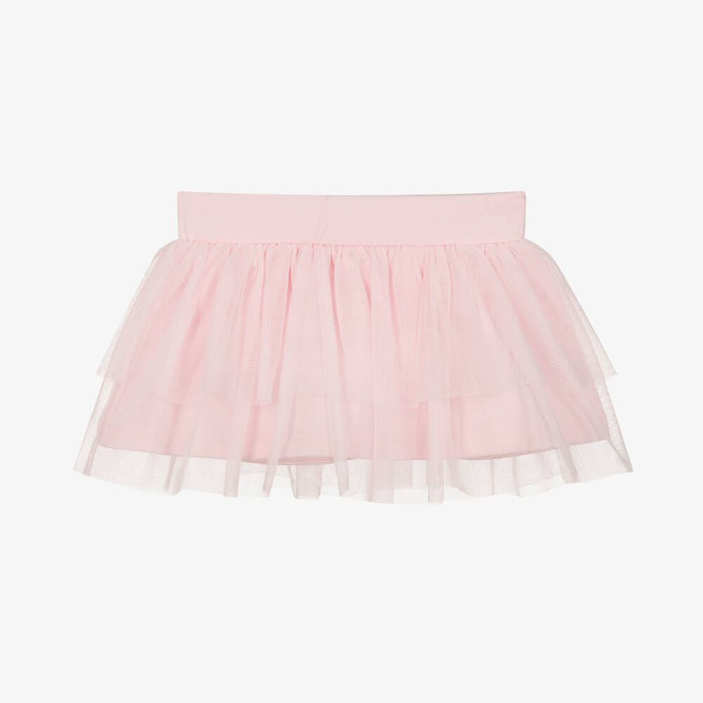 Everything Must Change - Jupe rose en coton et tulle fille | Childrensalon