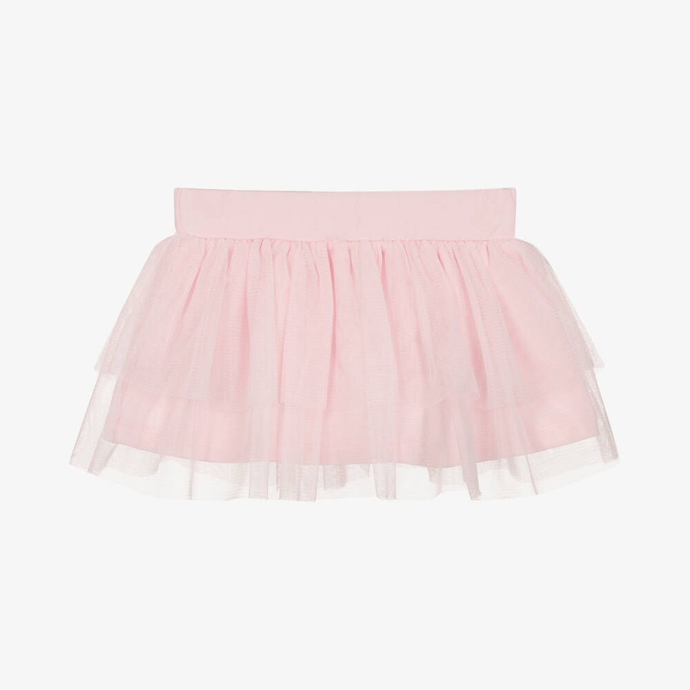 Everything Must Change-Розовая юбка из хлопка и тюля | Childrensalon Outlet