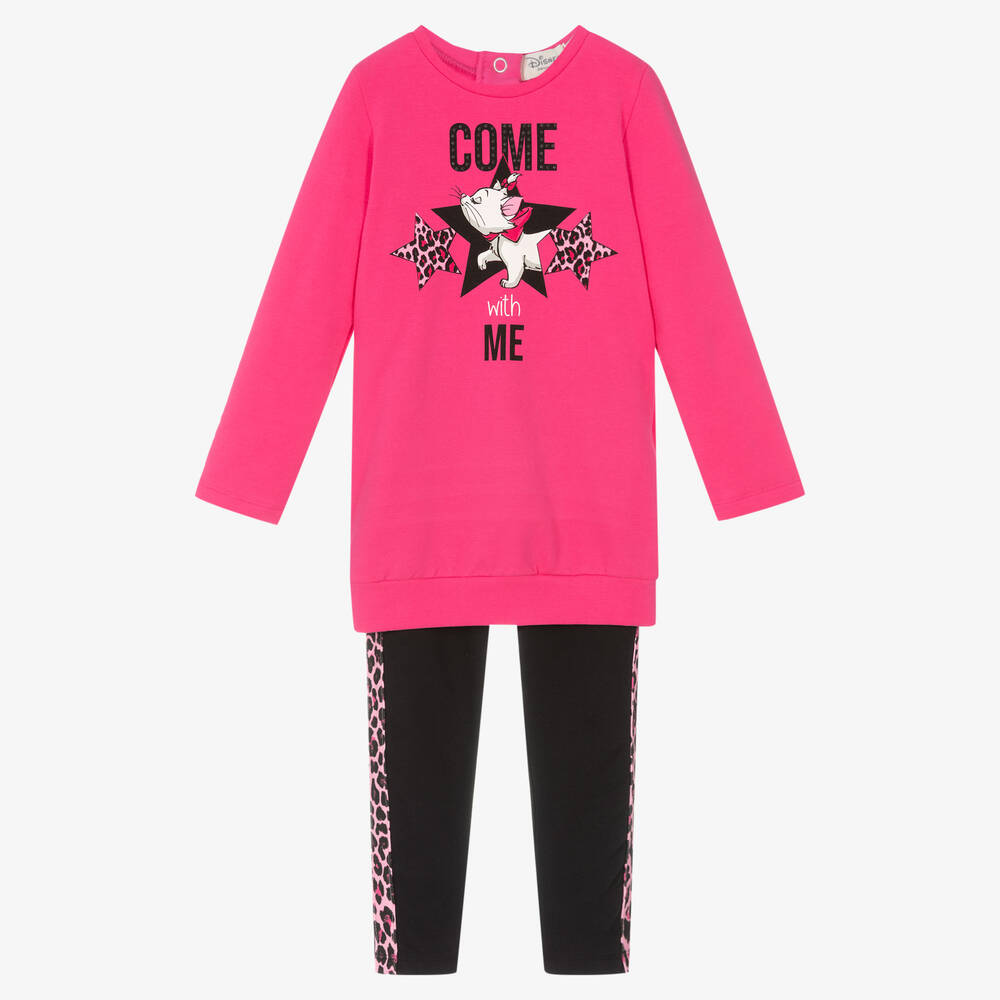 Everything Must Change-Розовое платье Disney и легинсы для девочек | Childrensalon Outlet