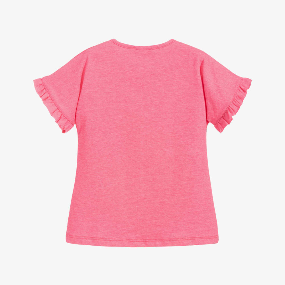 Everything Must Change-Girls Pink Disney T-Shirt | Childrensalon Outlet