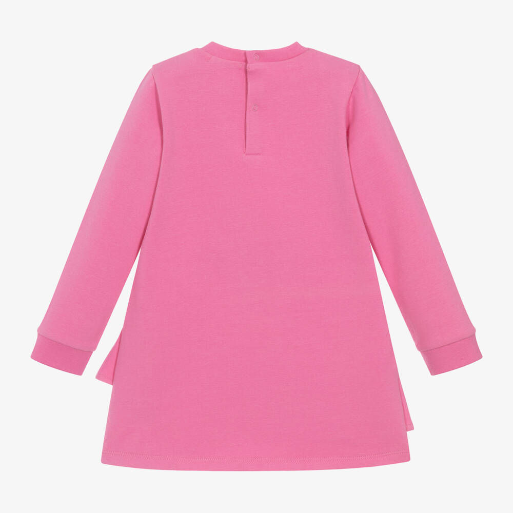 Everything Must Change-Girls Pink Jersey Dress with Bag Appliqué | Childrensalon Outlet