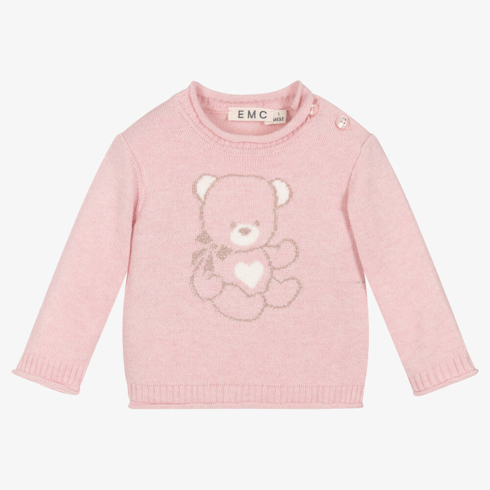 Everything Must Change - Girls Pink Knit Sweater | Childrensalon