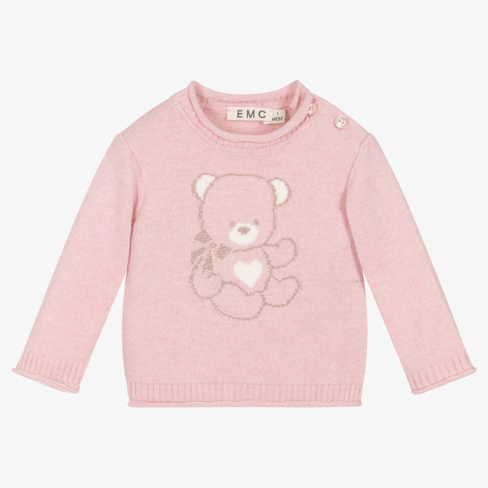 Everything Must Change - Rosa Strickpullover für Mädchen | Childrensalon