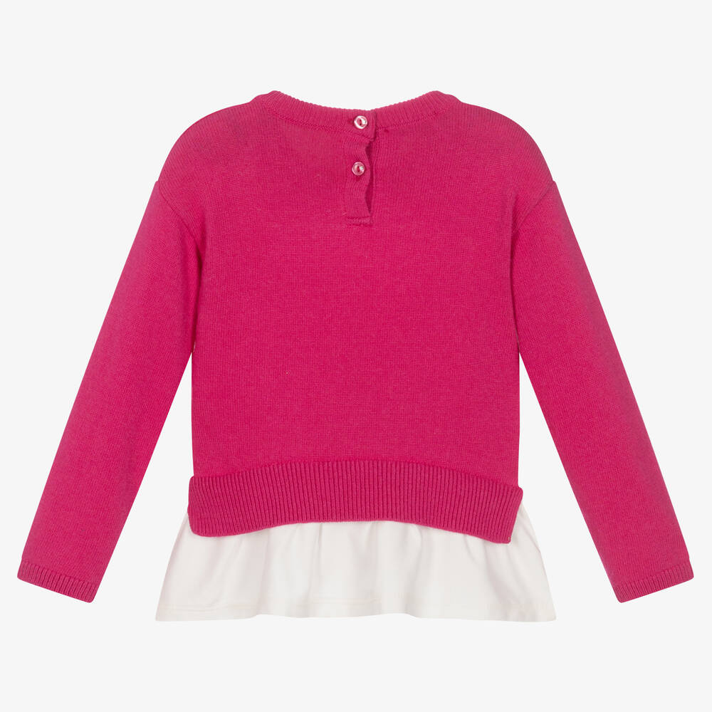 Everything Must Change-Girls Pink Knitted Sweater | Childrensalon Outlet