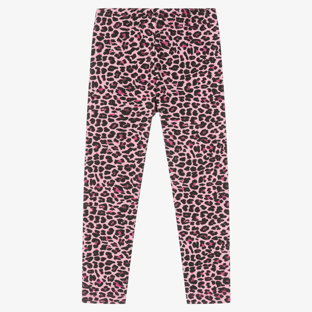 Everything Must Change - Girls Pink Leopard Leggings | Childrensalon