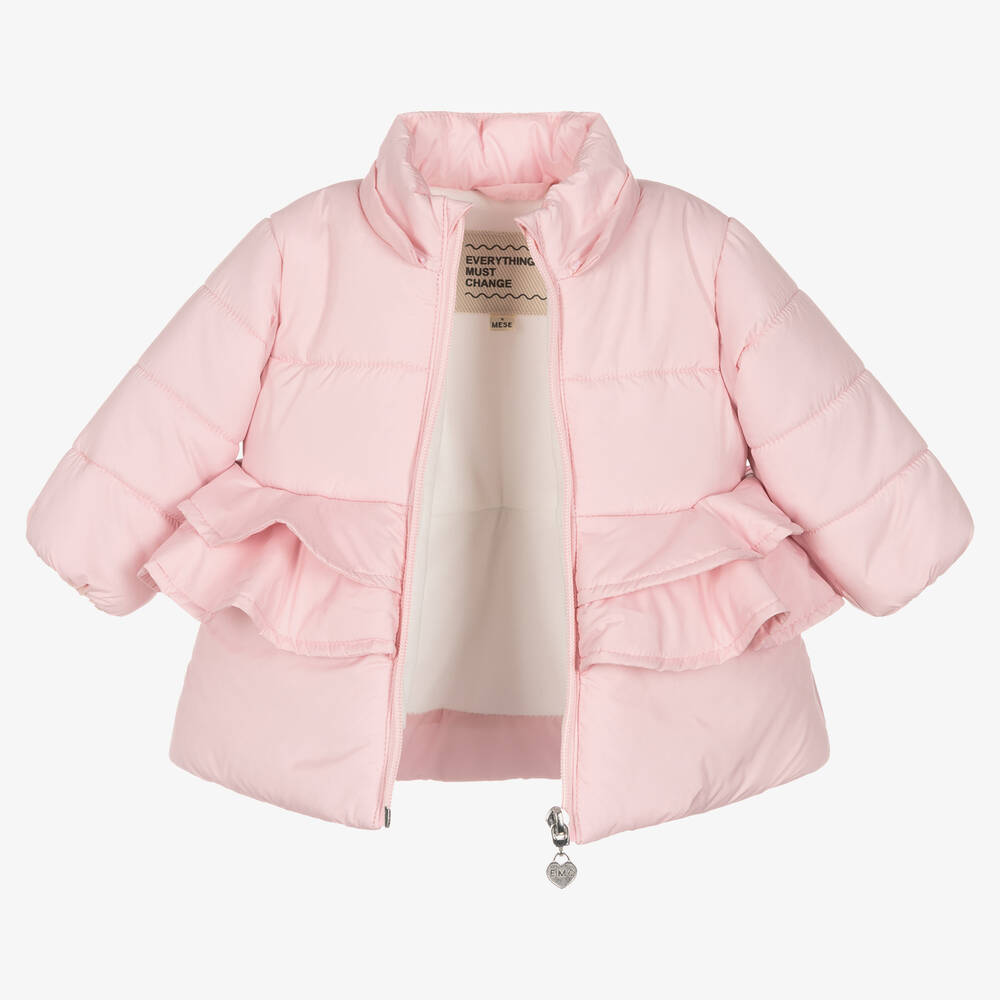 Girls peplum coat on sale