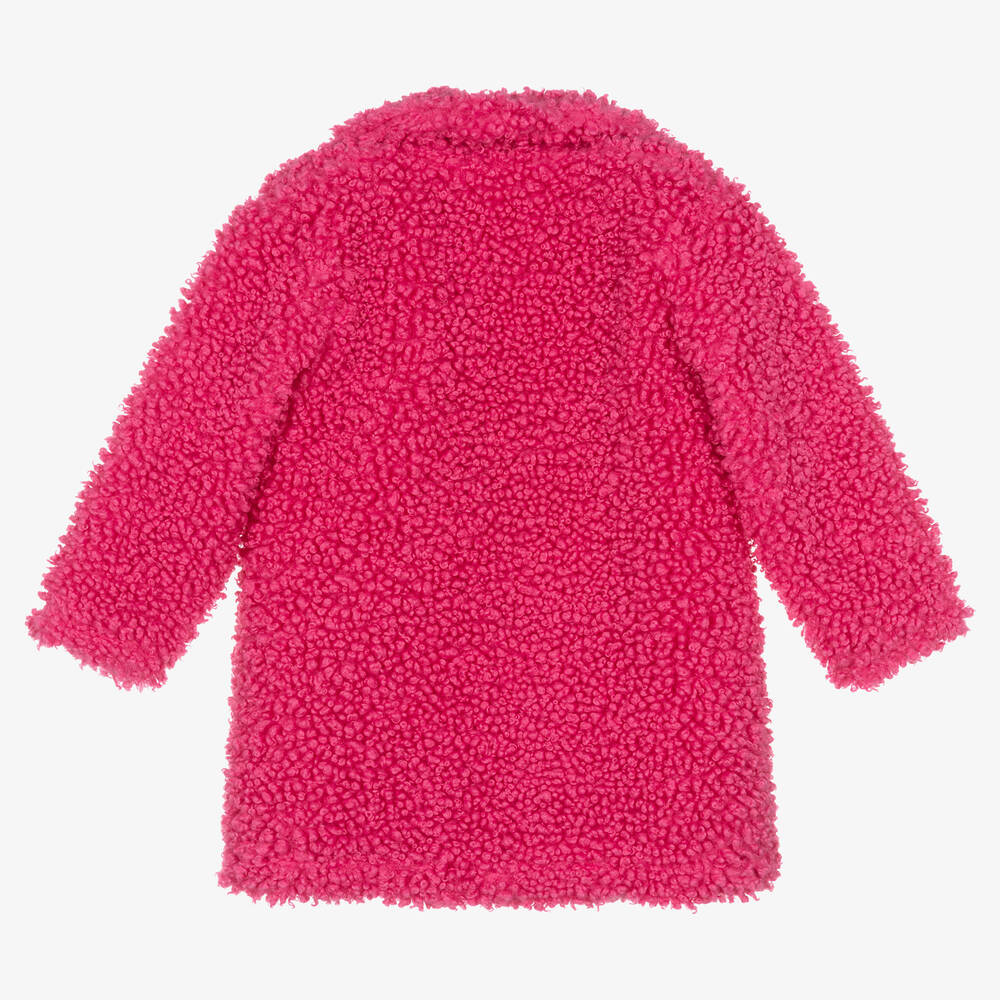 Little girls teddy coat sales
