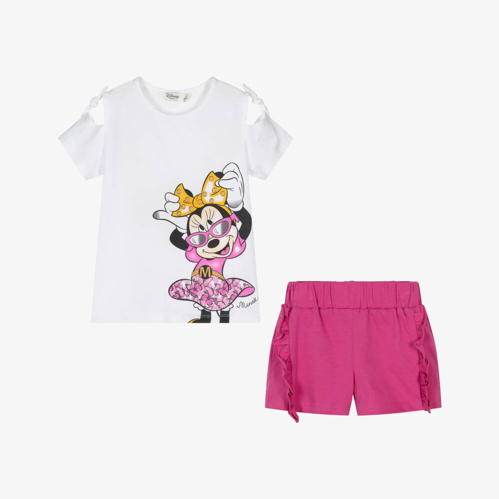 Everything Must Change-Girls Pink & White Minnie Ensemble | Childrensalon Outlet