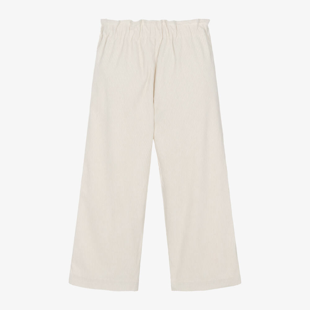 Everything Must Change-Girls Plush Beige Corduroy Pants | Childrensalon Outlet