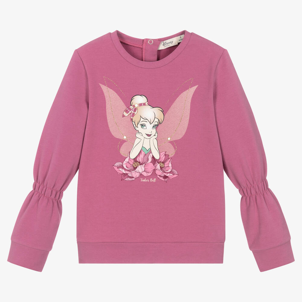 Everything Must Change - Girls Purple Cotton Disney Sweatshirt | Childrensalon