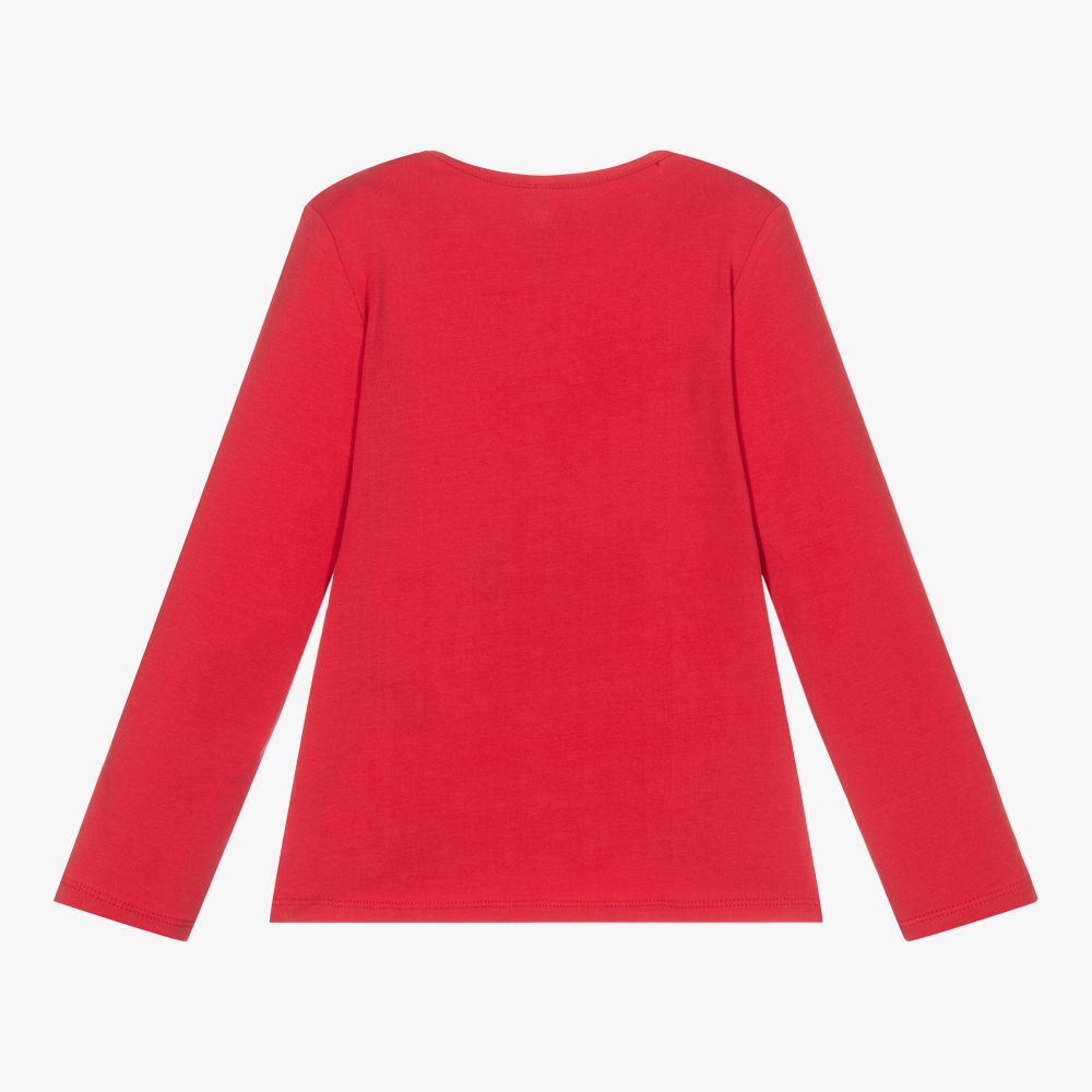 Everything Must Change-Красный хлопковый топ Disney для девочек | Childrensalon Outlet