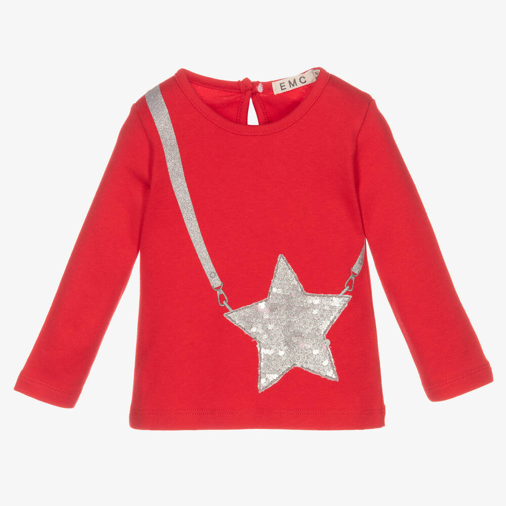 Everything Must Change - Girls Red Cotton Top | Childrensalon