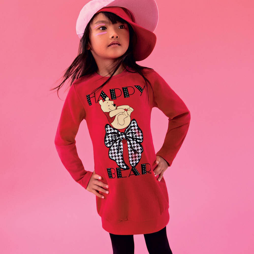 Everything Must Change-Красный свитер Disney с легинсами для девочек | Childrensalon Outlet