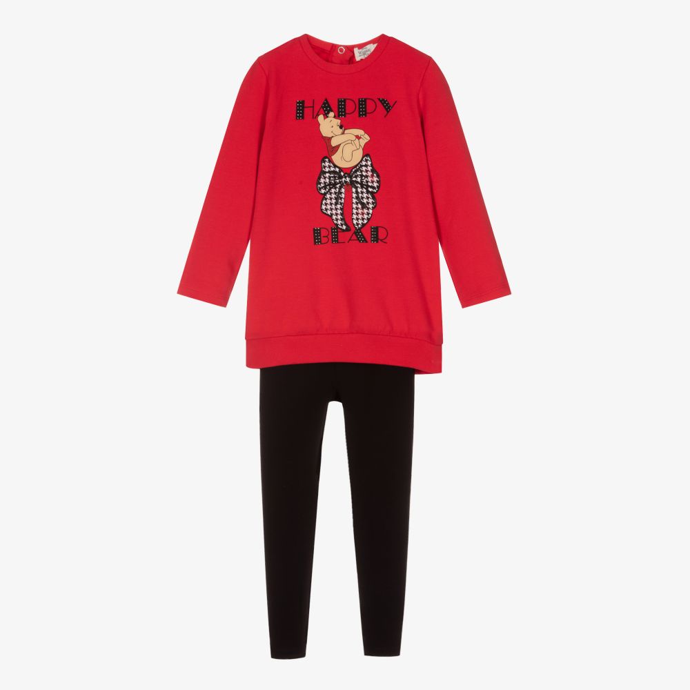 Everything Must Change - Girls Red Disney Leggings Set | Childrensalon