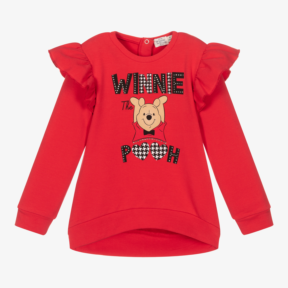 Everything Must Change - Girls Red Disney Sweatshirt | Childrensalon