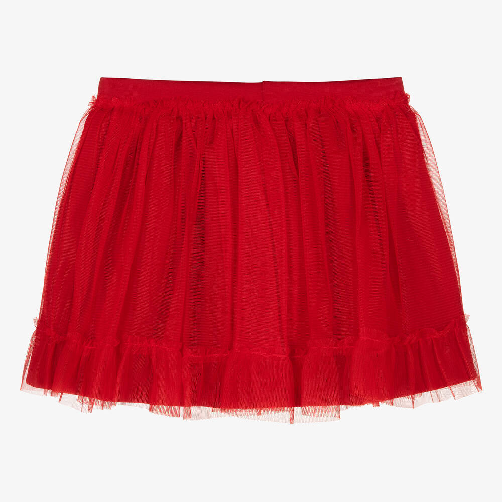 Everything Must Change-Girls Red Jersey & Tulle Skirt | Childrensalon Outlet