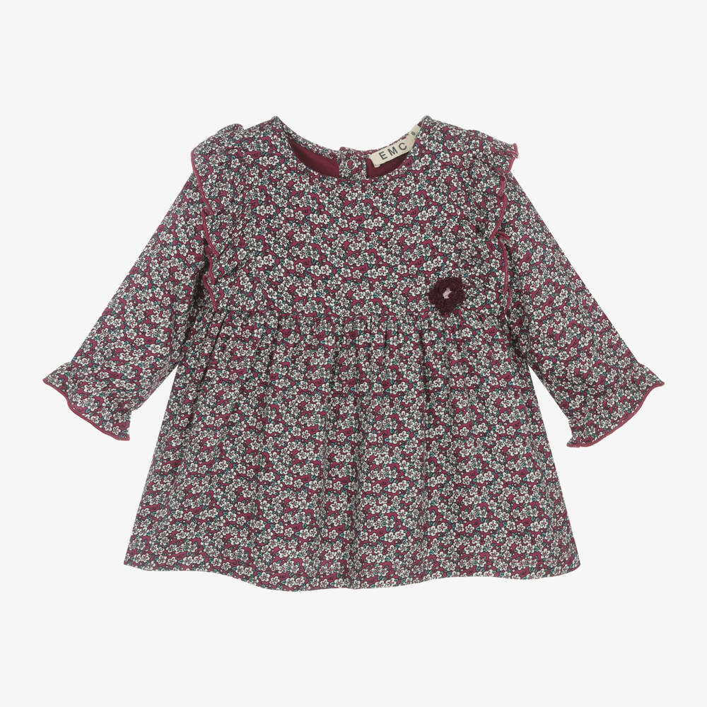 Everything Must Change-Girls Red Viscose Floral Dress | Childrensalon Outlet