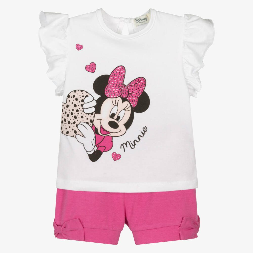 Everything Must Change-Girls Rose Cotton Minnie Outfit Set | Childrensalon Outlet