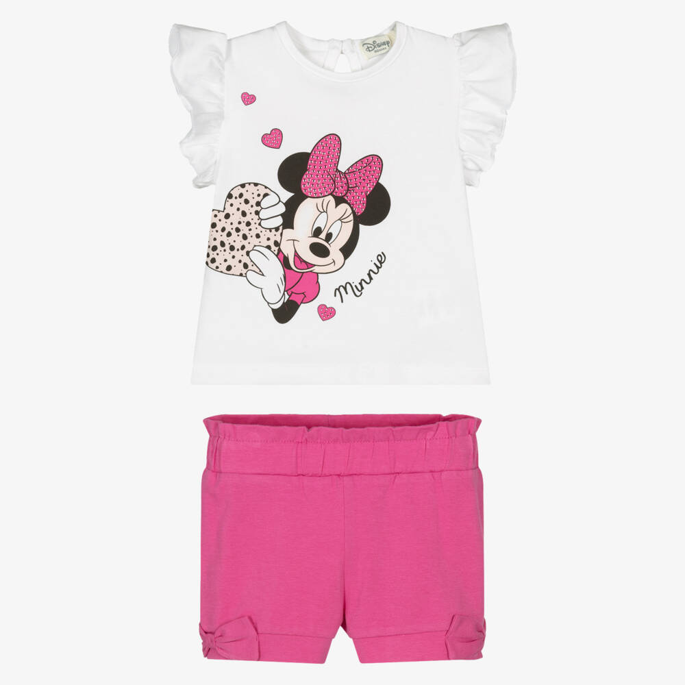 Everything Must Change-Girls Rose Cotton Minnie Outfit Set | Childrensalon Outlet