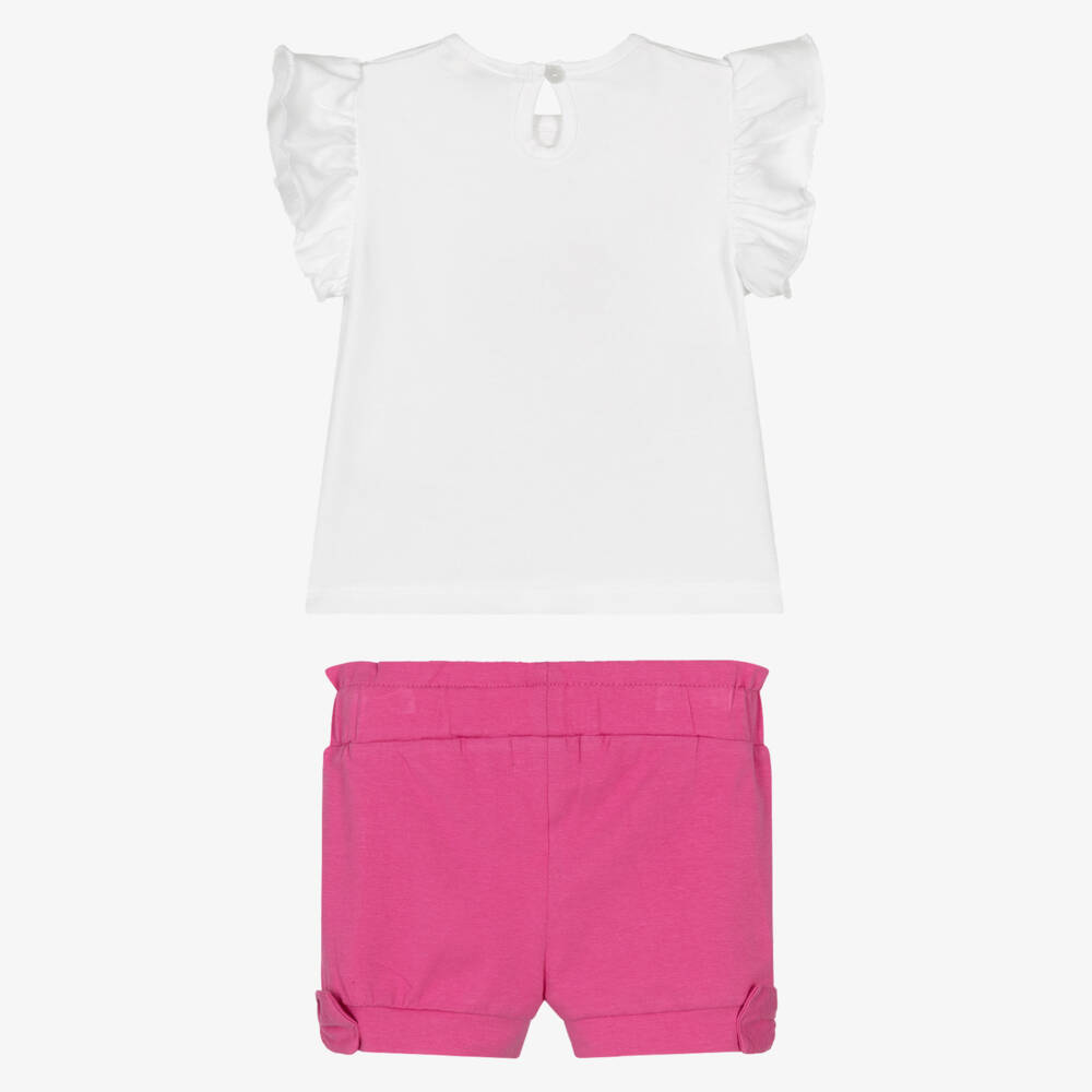 Everything Must Change-Girls Rose Cotton Minnie Outfit Set | Childrensalon Outlet