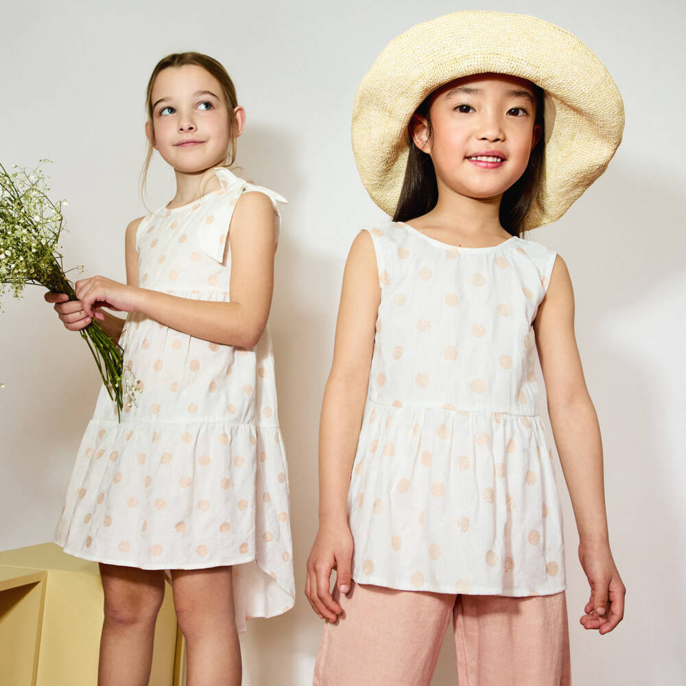 Everything Must Change-Брюки с бумажной талией розовые для девочек | Childrensalon Outlet