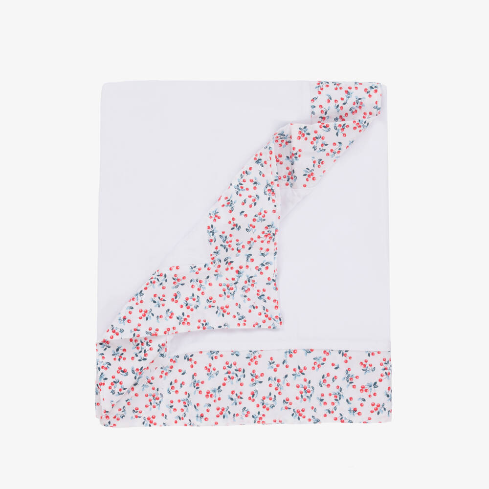 Everything Must Change-Girls Soft White Cherry Blanket | Childrensalon Outlet