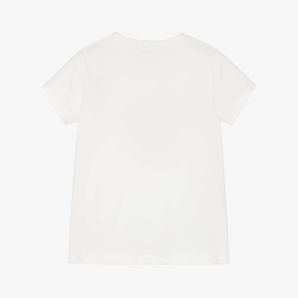 Everything Must Change-Girls Soft White Heart Tee | Childrensalon Outlet