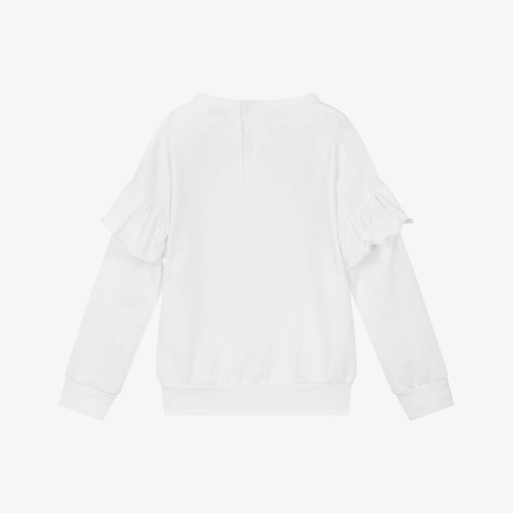 Everything Must Change-Girls Soft White Minnie Sweatshirt | Childrensalon Outlet