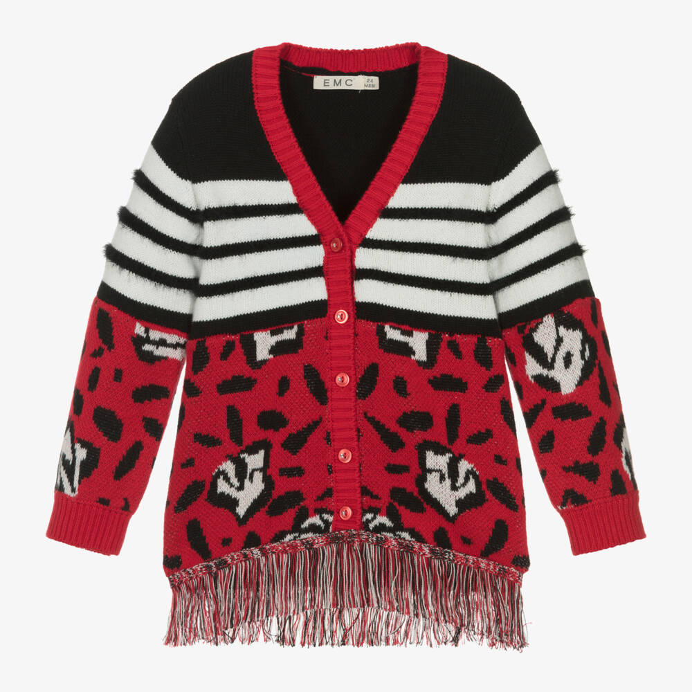 Everything Must Change-Girls Vibrant Cotton Wool Cardigan | Childrensalon Outlet