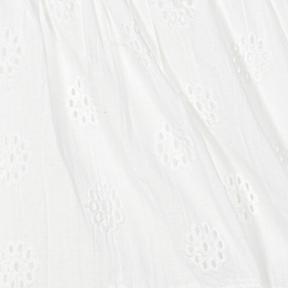 Everything Must Change-Girls White Eyelet Floral Dress | Childrensalon Outlet