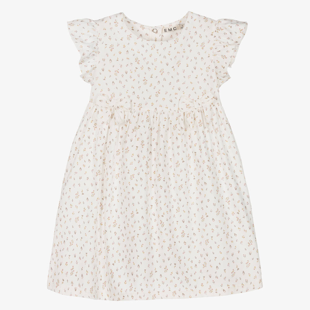 Everything Must Change - Robe blanche à fleurs fille | Childrensalon