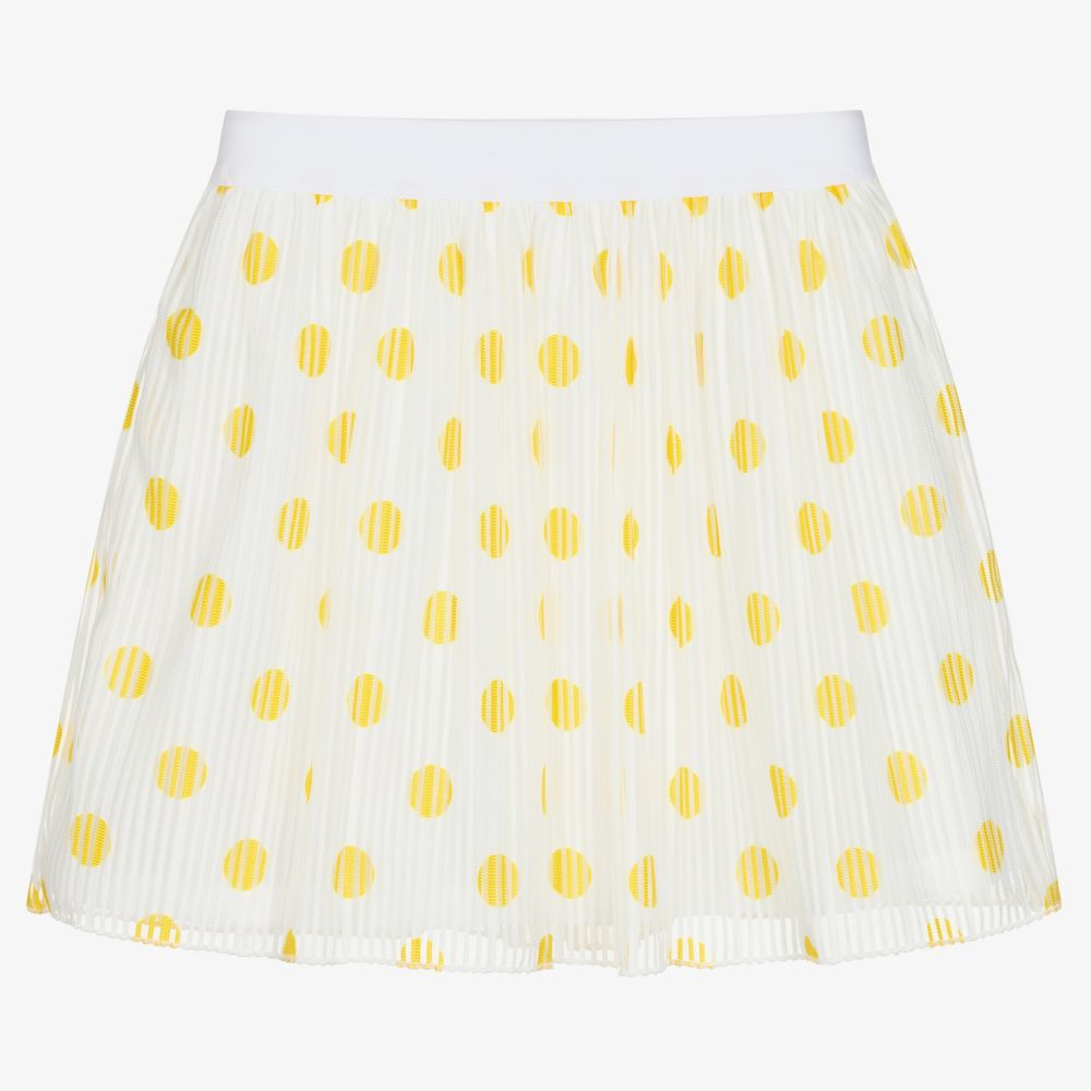 Everything Must Change - Girls White & Yellow Skirt | Childrensalon