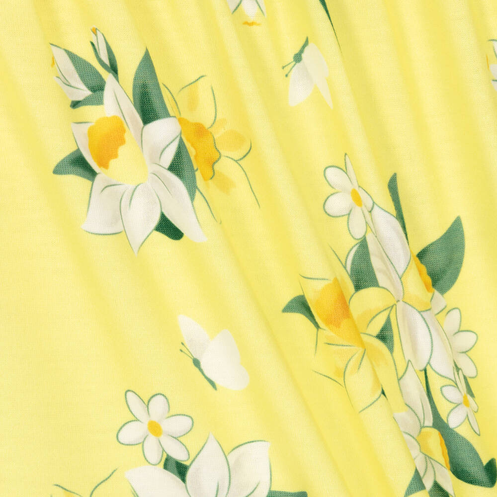 Everything Must Change-Girls Yellow Jersey Daffodil Dress | Childrensalon Outlet