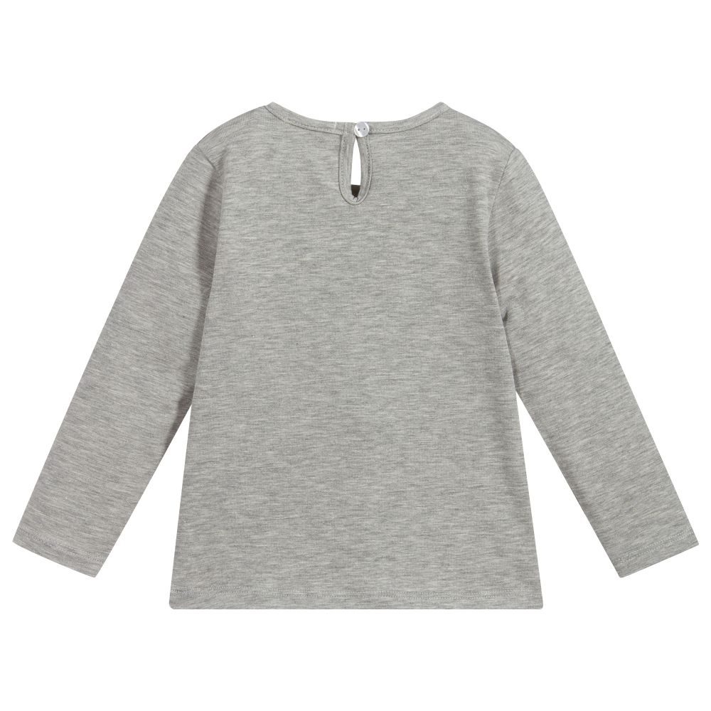 Everything Must Change-Серый топ из хлопкового джерси | Childrensalon Outlet